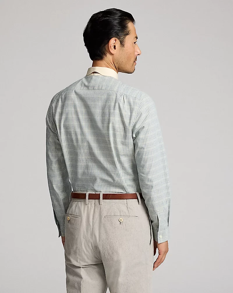 Slim Fit Checked Dobby Shirt