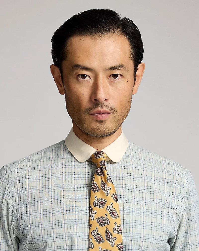 Slim Fit Checked Dobby Shirt