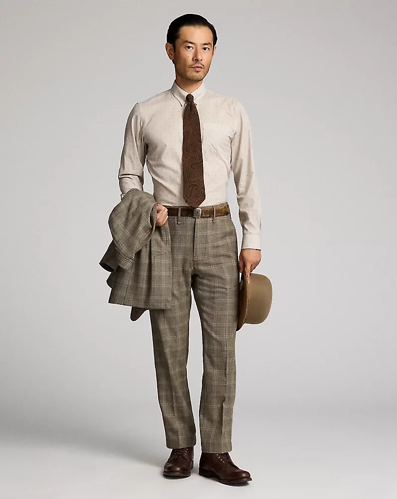 Slim Fit Print Woven Shirt