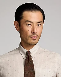 Slim Fit Print Woven Shirt
