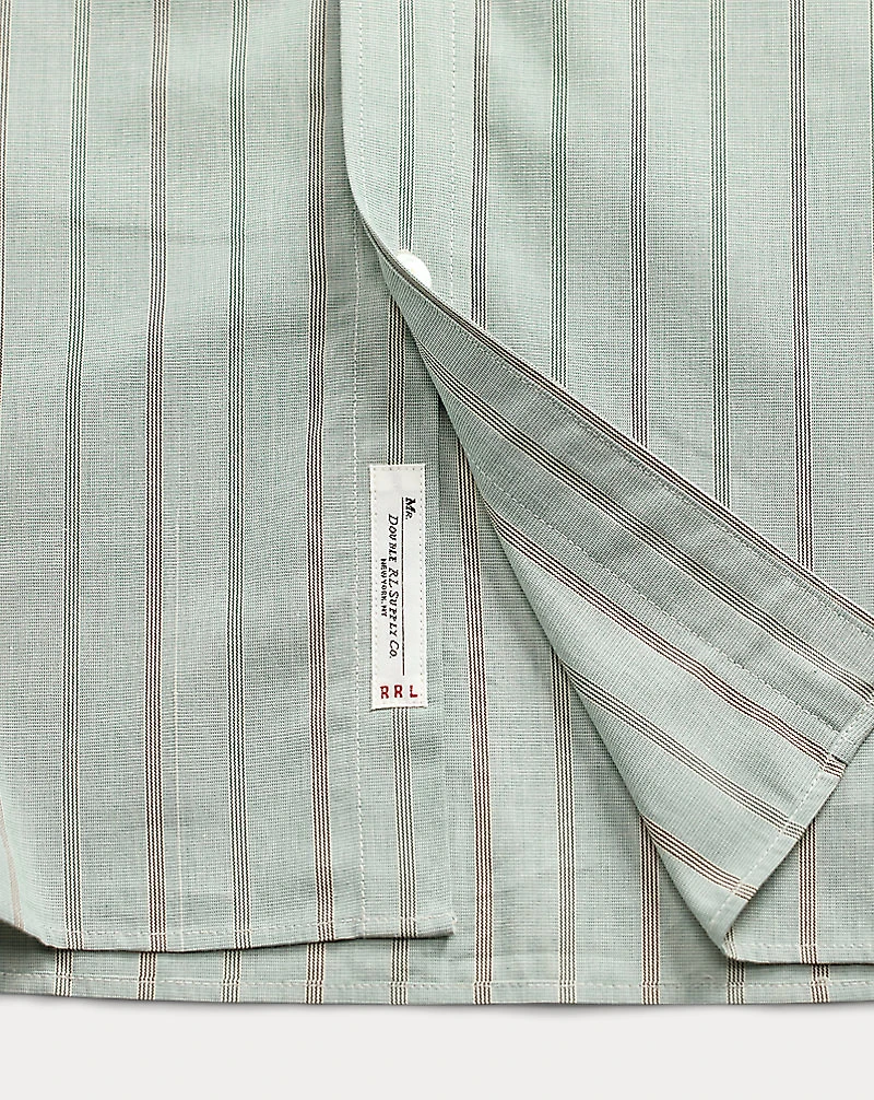 Slim Fit Striped Dobby Shirt