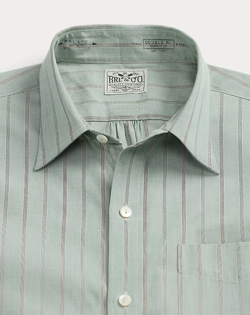 Slim Fit Striped Dobby Shirt