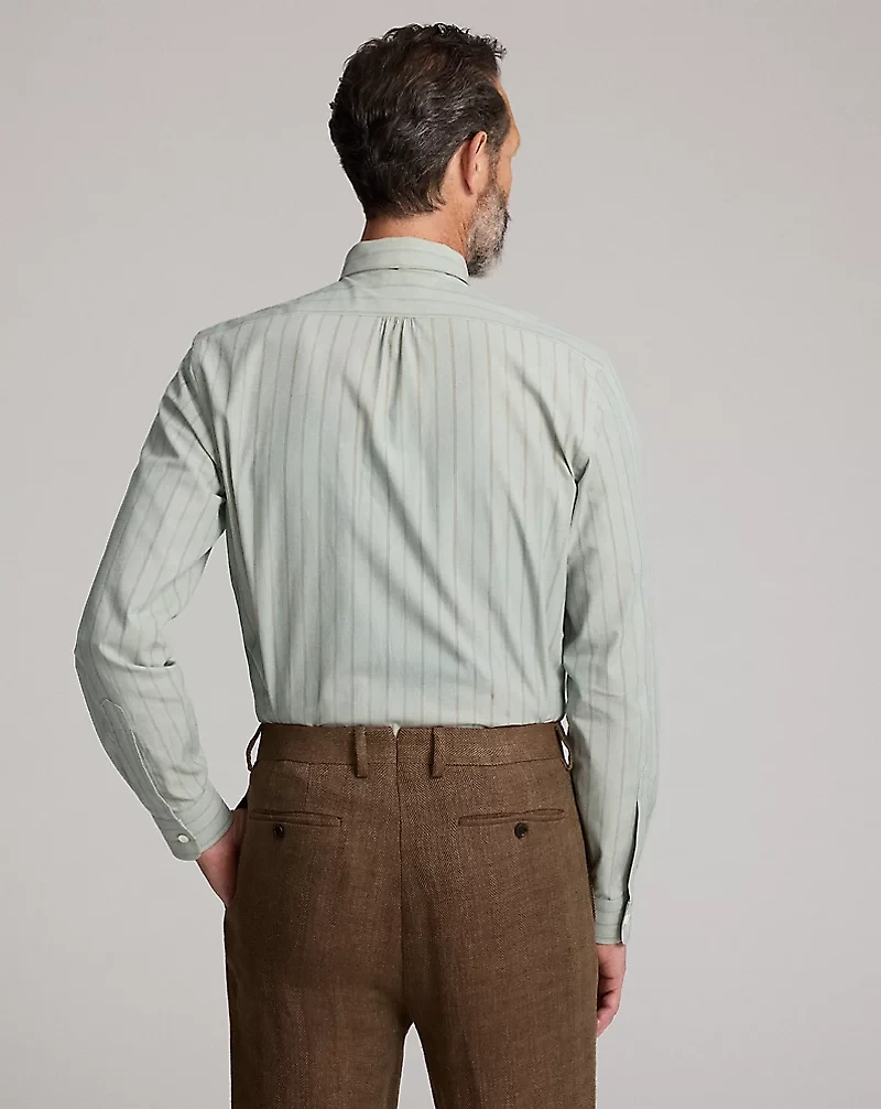 Slim Fit Striped Dobby Shirt