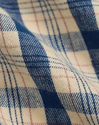 Indigo Plaid Twill Engineer Jacket