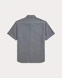 Indigo Checked Seersucker Workshirt