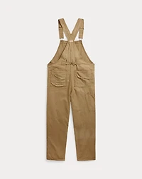Striped Linen-Cotton Overall