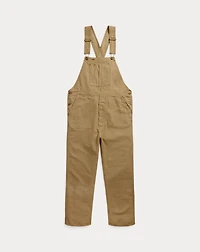 Striped Linen-Cotton Overall