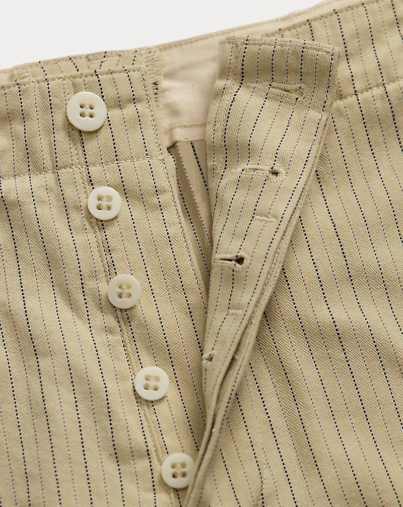 Striped Twill Officer’s Pant