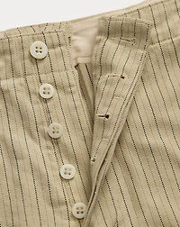 Striped Twill Officer’s Pant