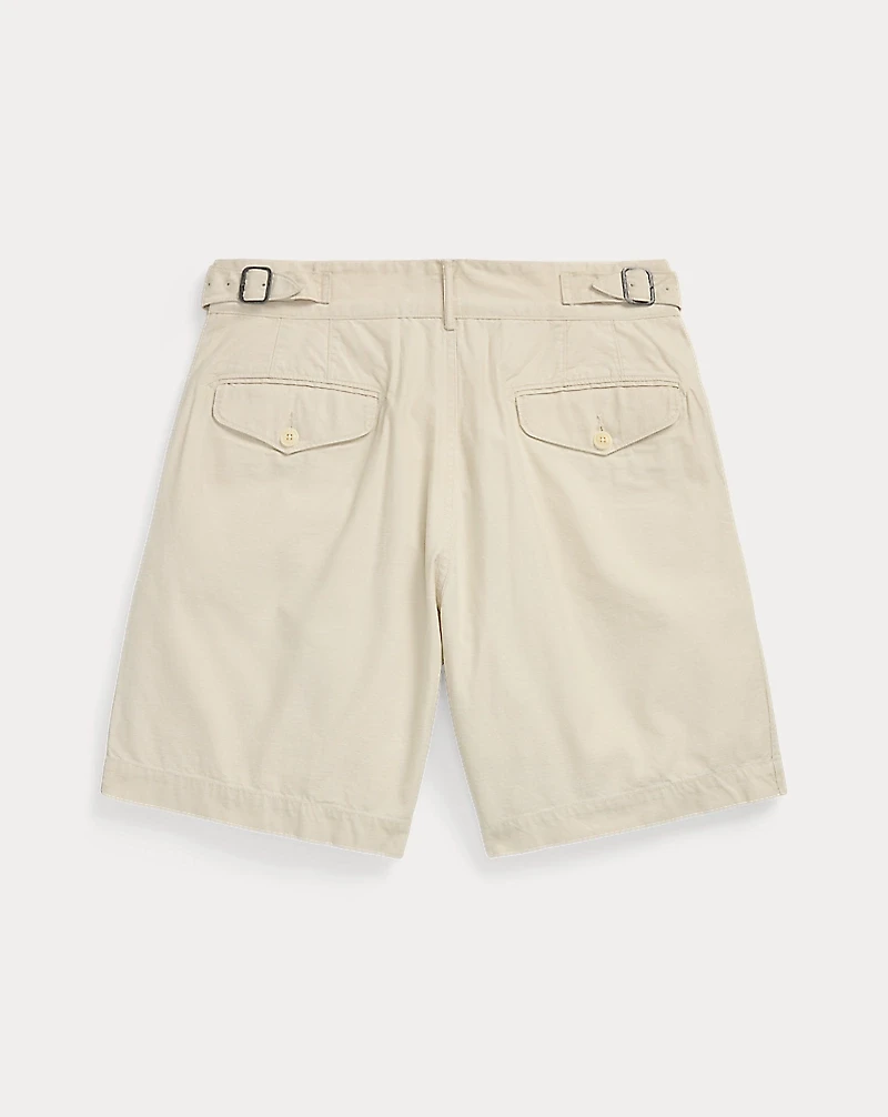 Pleated Twill Short