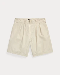 Pleated Twill Short