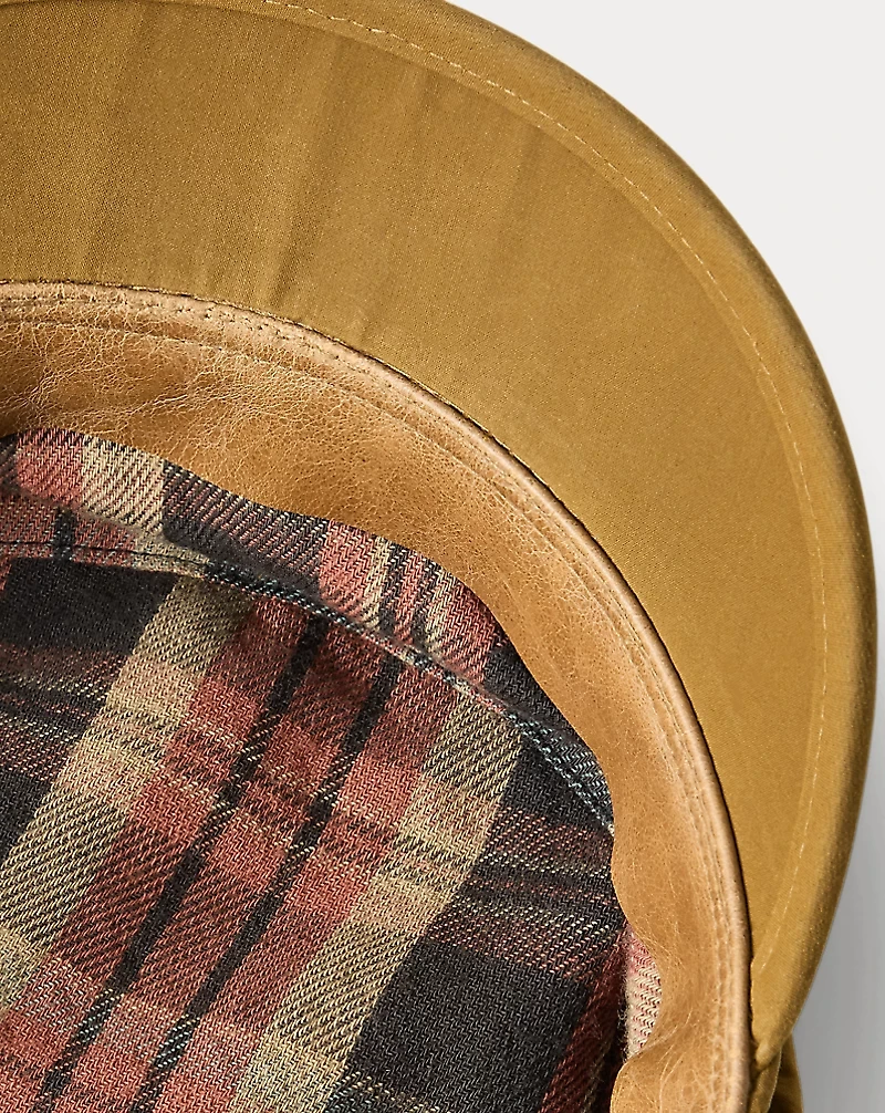 Oilcloth Motorcycle Cap