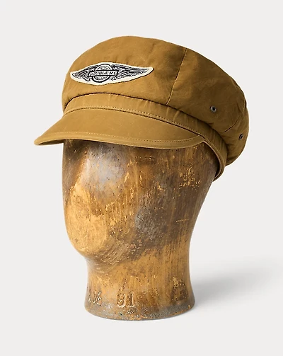 Oilcloth Motorcycle Cap