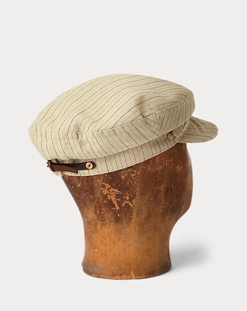 Nautical Striped Twill Cap