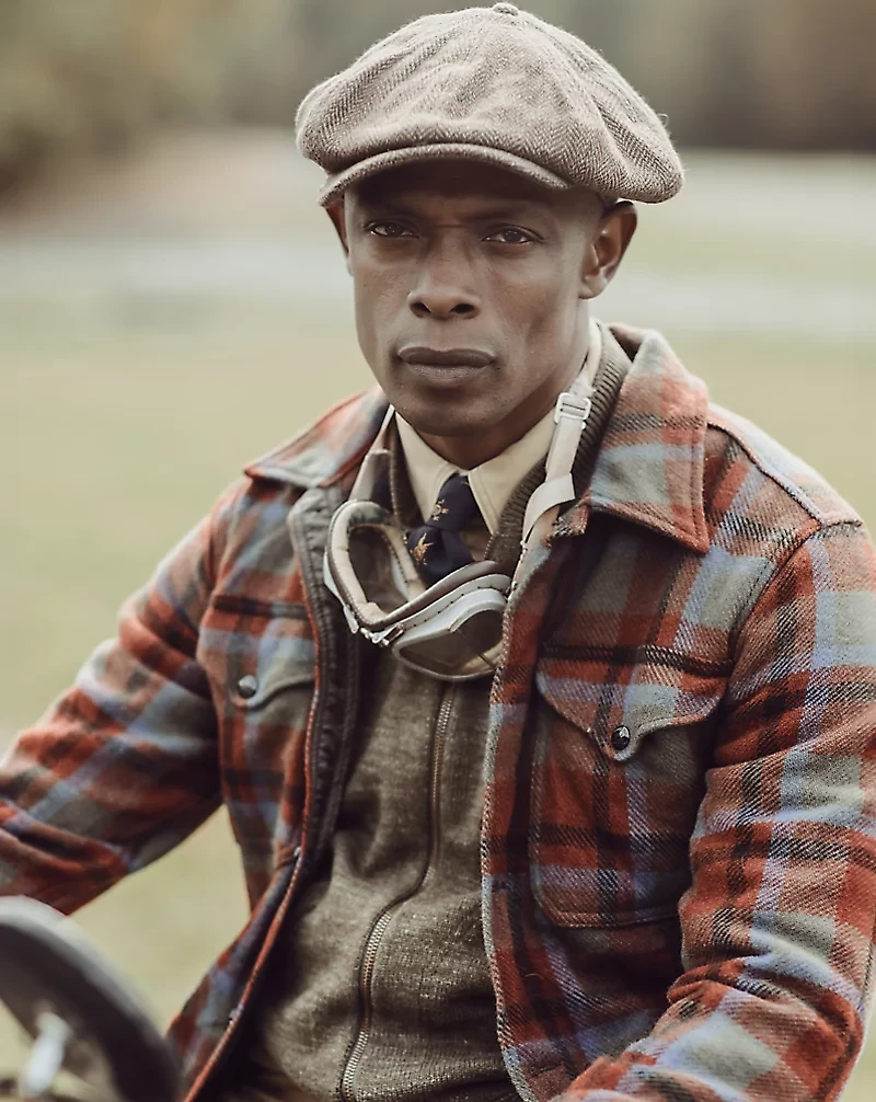 Plaid Wool Twill Shirt Jacket