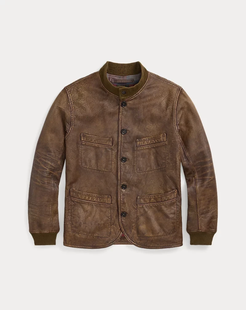 Leather Car Coat