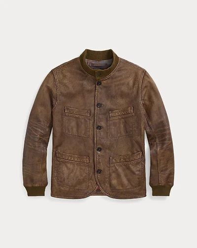 Leather Car Coat