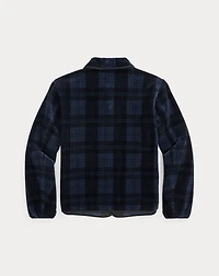 Plaid-Print Corduroy Jacket
