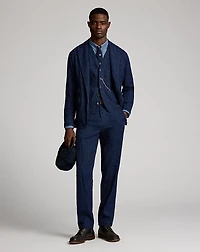 Unconstructed Indigo Twill Sport Coat