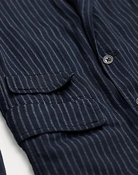 Unconstructed Indigo Twill Sport Coat