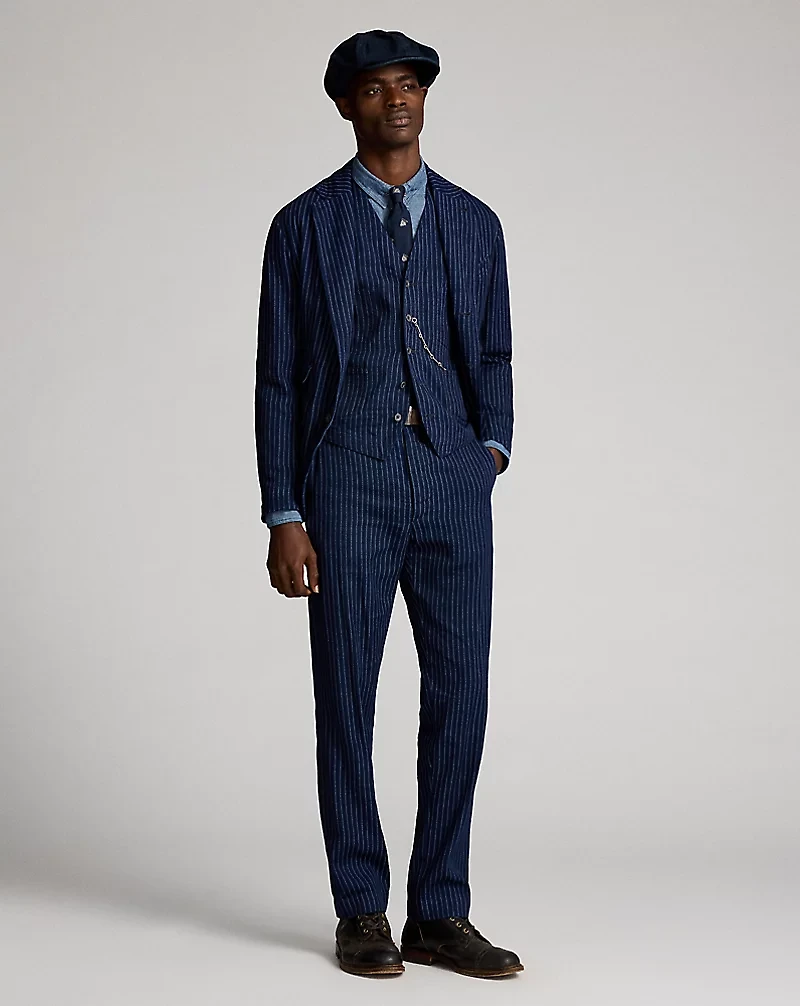 Unconstructed Indigo Twill Sport Coat