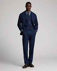 Indigo Twill Vest