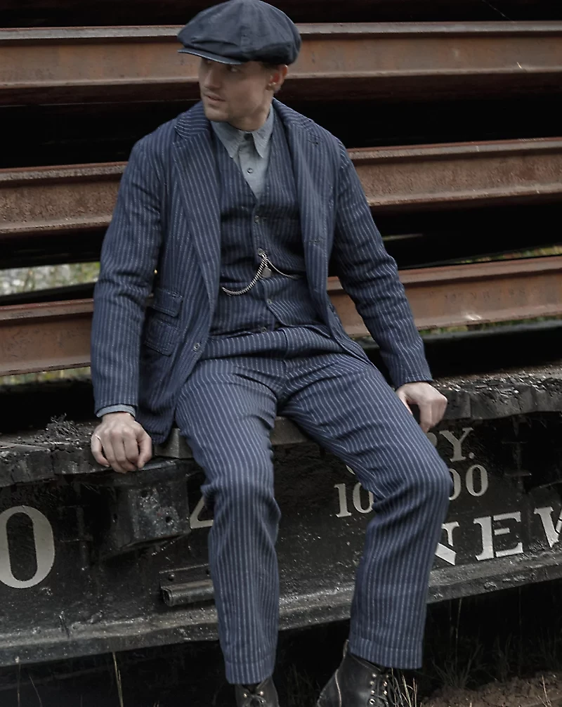 Indigo Twill Vest