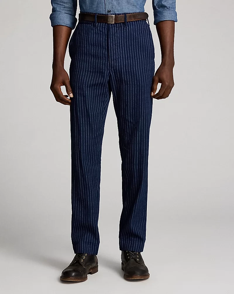 Engineer Fit Striped Twill Pant