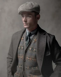 Unconstructed Herringbone Sport Coat
