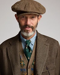 Unconstructed Herringbone Sport Coat