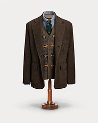 Unconstructed Herringbone Sport Coat
