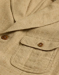 Unconstructed Herringbone Sport Coat
