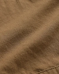 Double-Breasted Cotton-Linen Vest