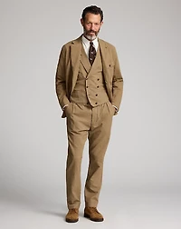 Double-Breasted Cotton-Linen Vest