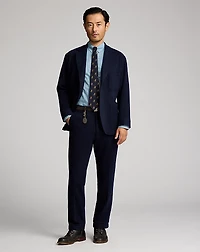 Jacquard-Knit Officer’s Pant
