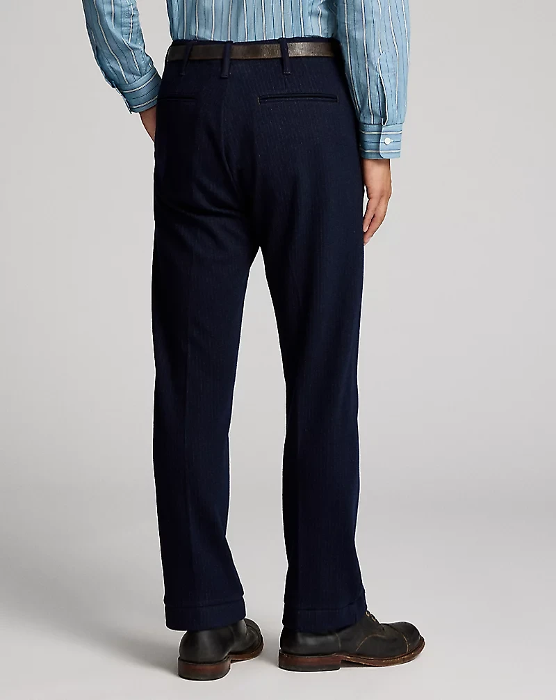 Jacquard-Knit Officer’s Pant
