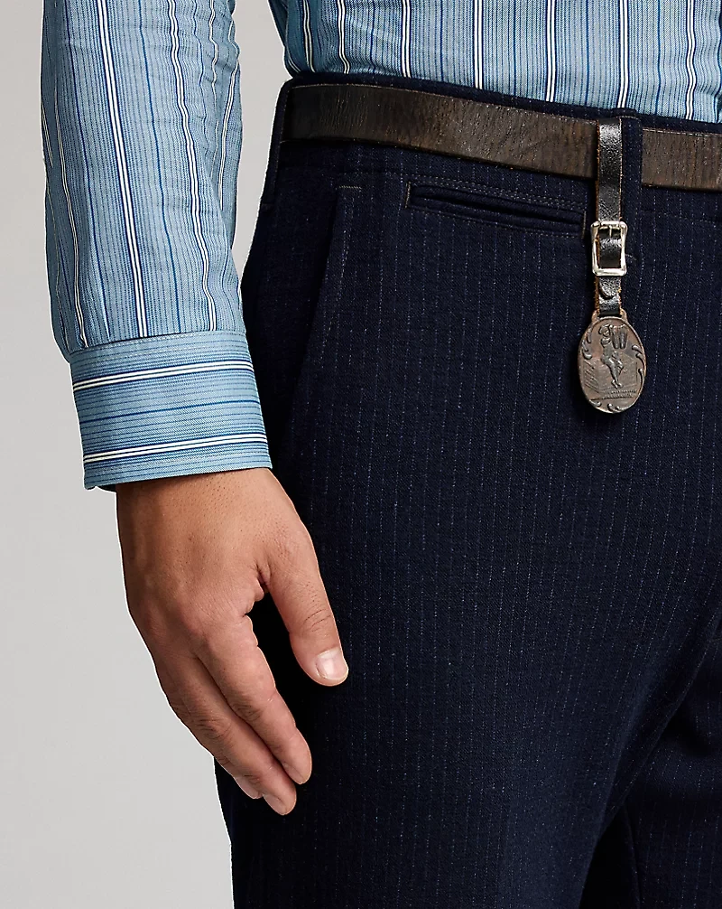 Jacquard-Knit Officer’s Pant