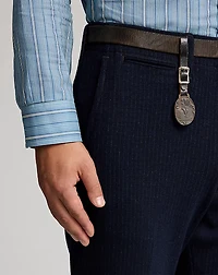 Jacquard-Knit Officer’s Pant