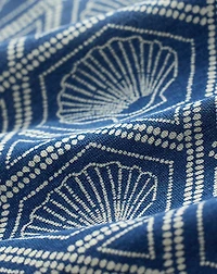 Indigo Shell-Print Jersey Short