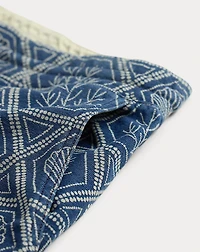 Indigo Shell-Print Jersey Short