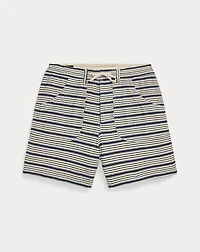 Indigo Striped Jersey Short