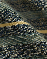 Indigo Striped Jacquard T-Shirt