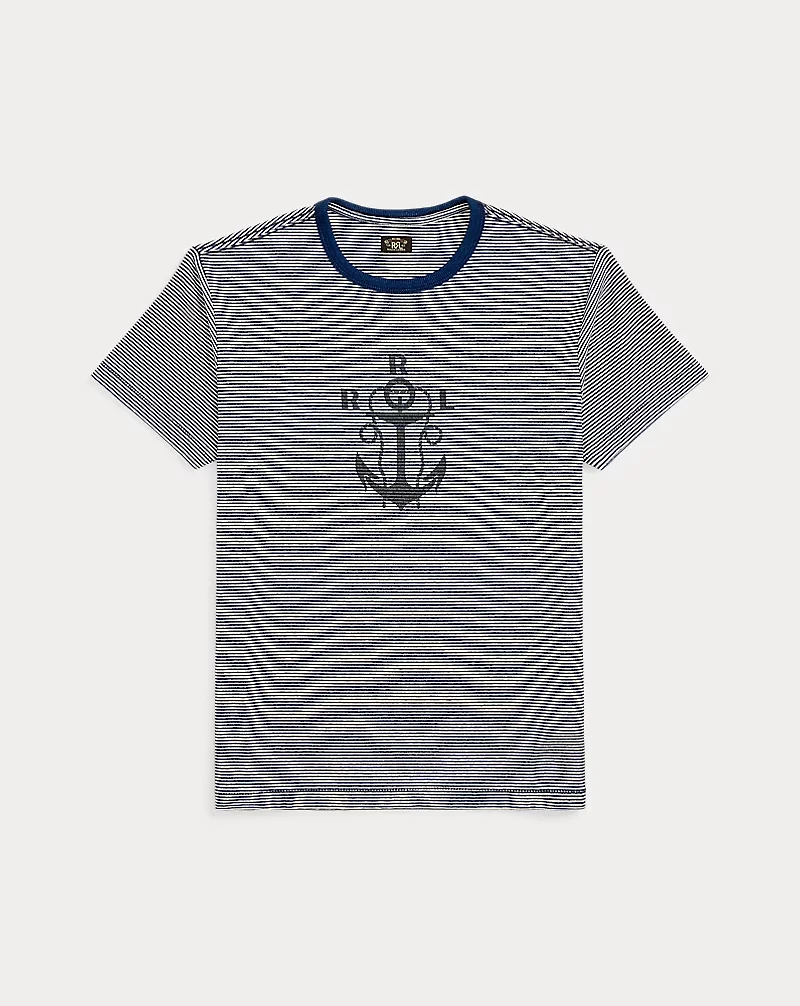 Striped Logo Jersey T-Shirt