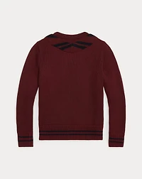 Appliquéd Wool Sweater