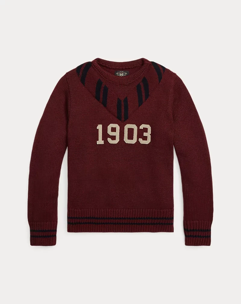 Appliquéd Wool Sweater