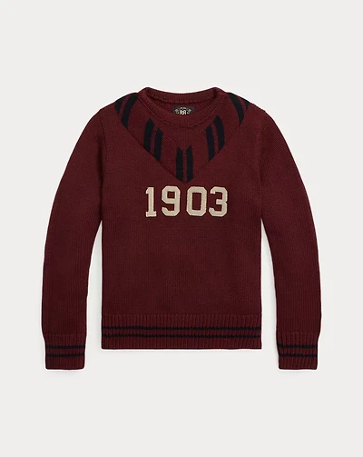 Appliquéd Wool Sweater