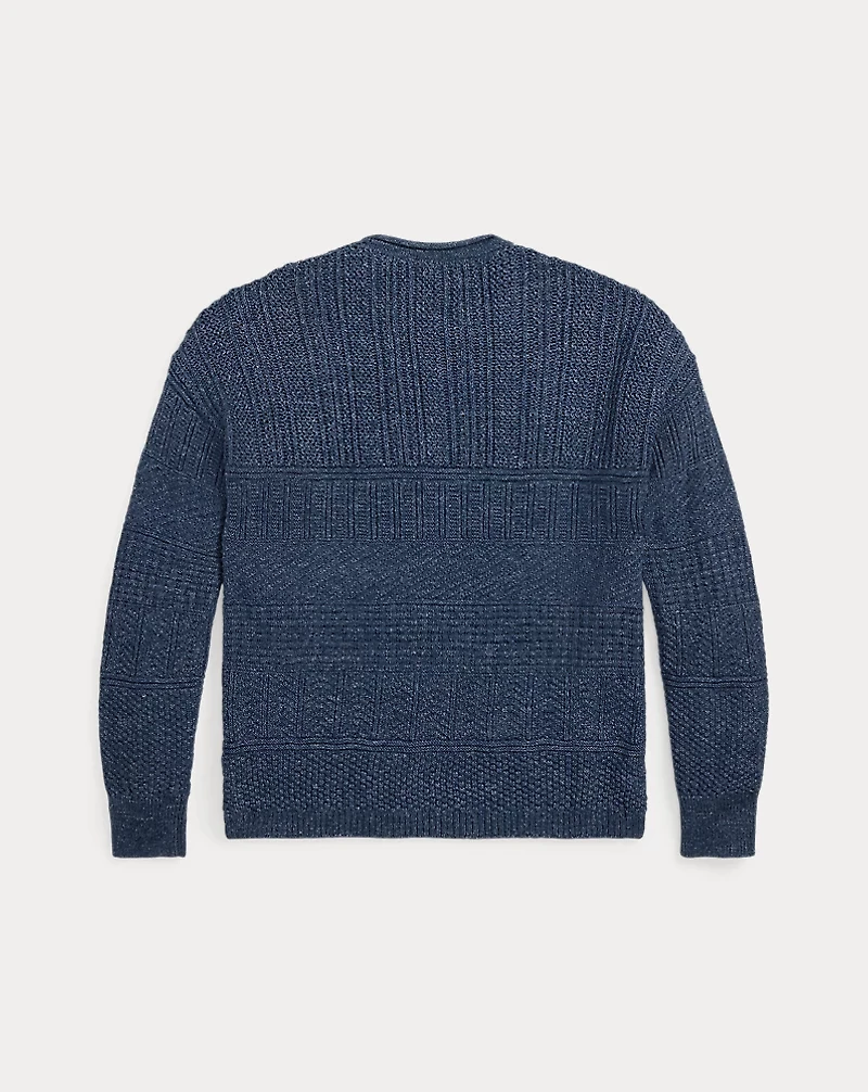 Cotton-Linen Rollneck Sweater