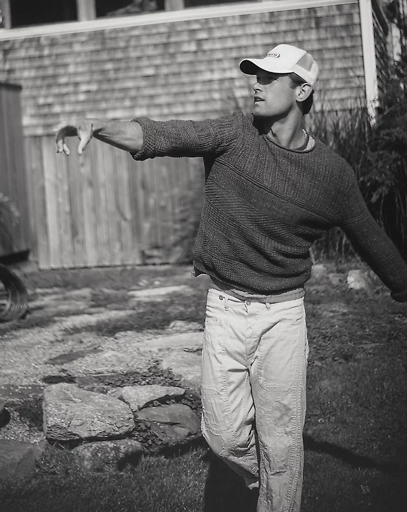 Cotton-Linen Rollneck Sweater