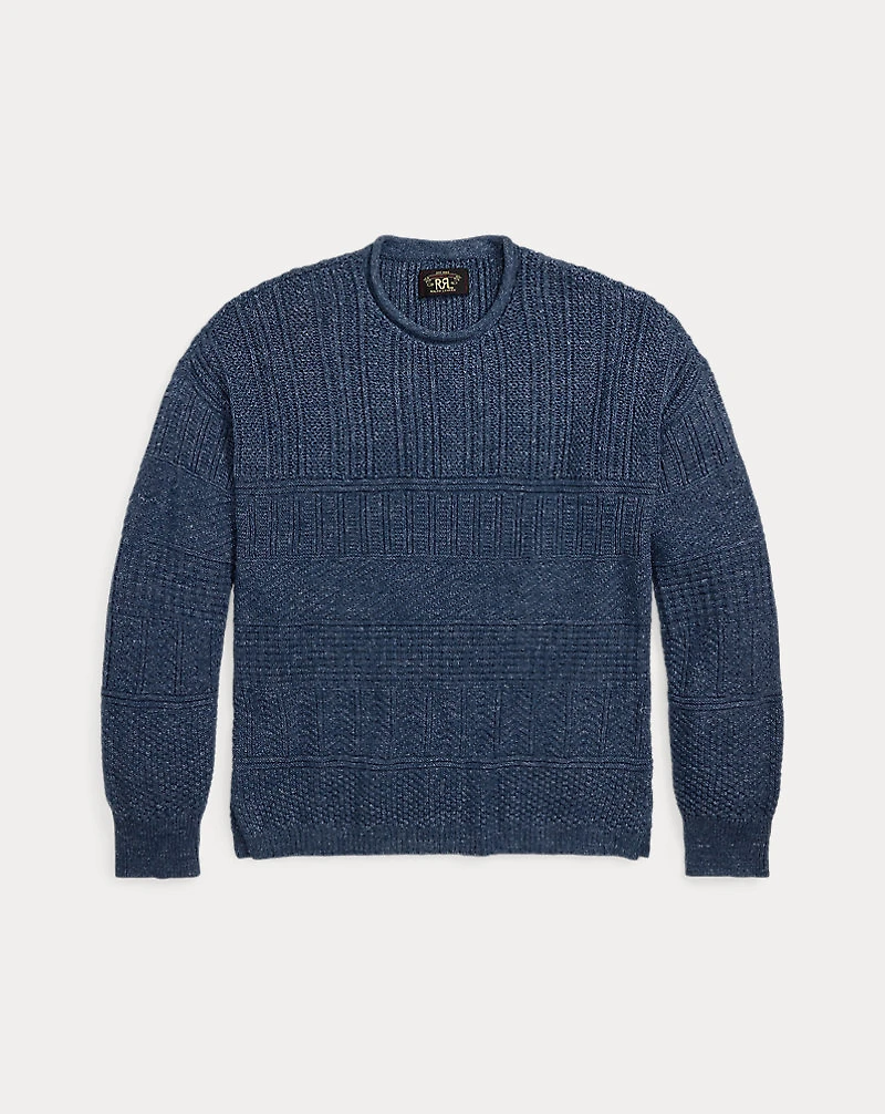 Cotton-Linen Rollneck Sweater