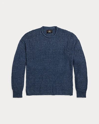 Cotton-Linen Rollneck Sweater